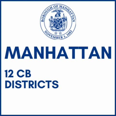 Manhattan — 12 CB Districts