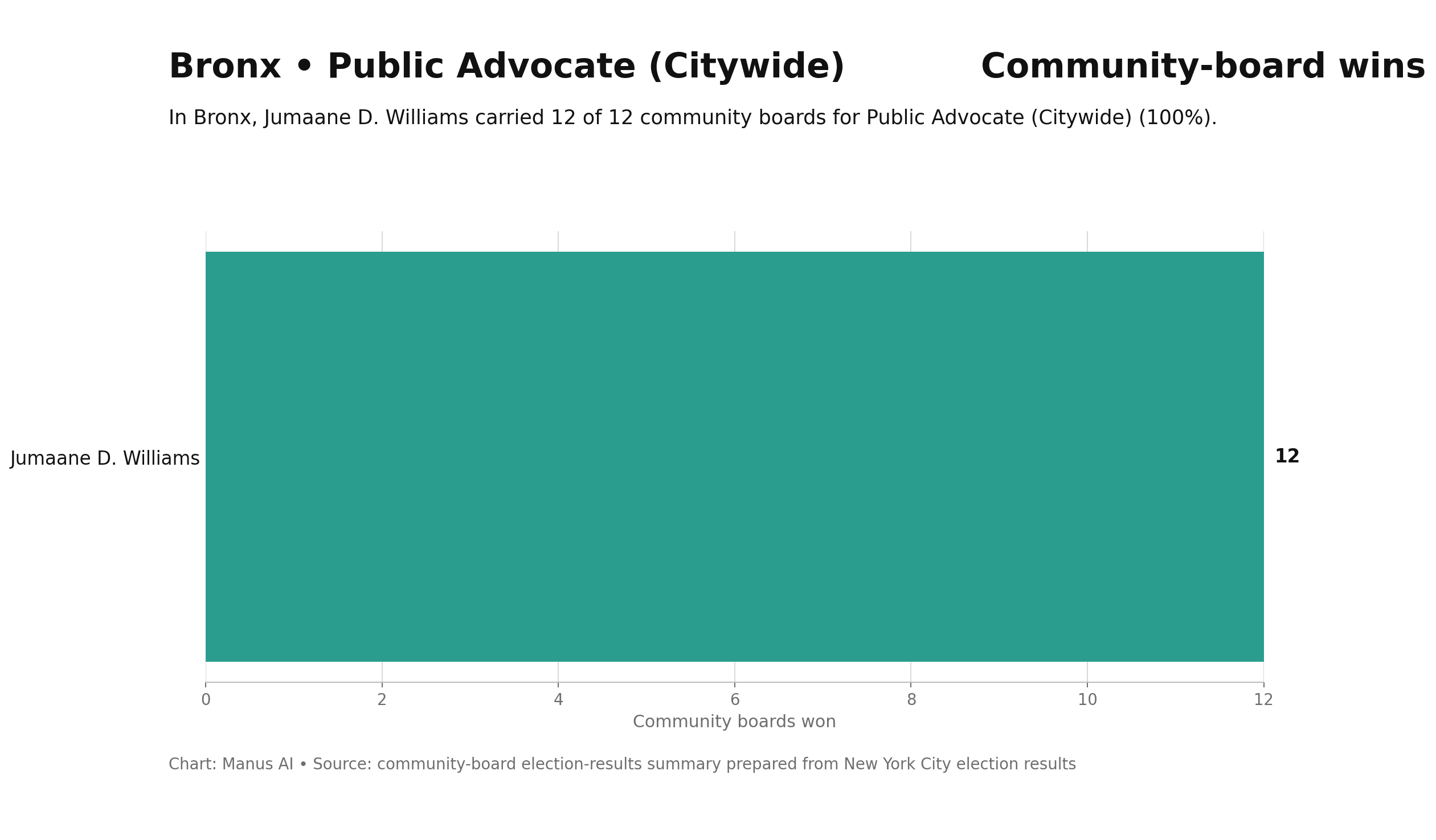 Bronx — Public Advocate