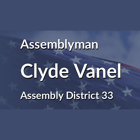 Assemblymember Clyde Vanel, AD-33