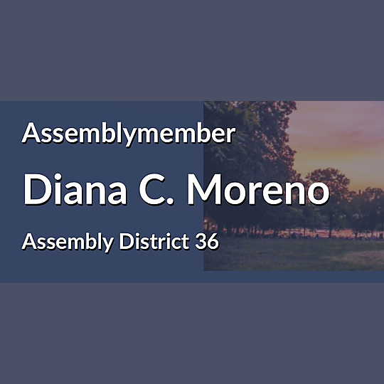 Assemblymember Diana Moreno, AD-36