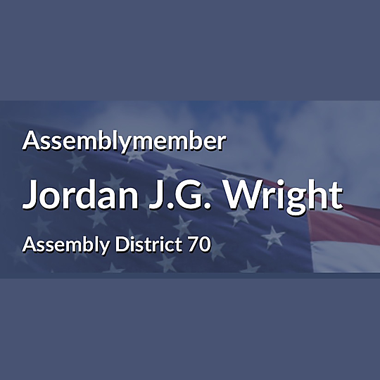 Assemblymember Jordan Wright, AD-70