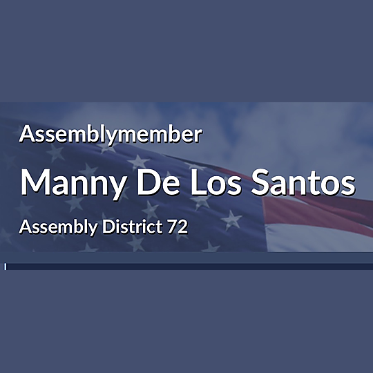 Assemblymember Manny De Los Santos, AD-72
