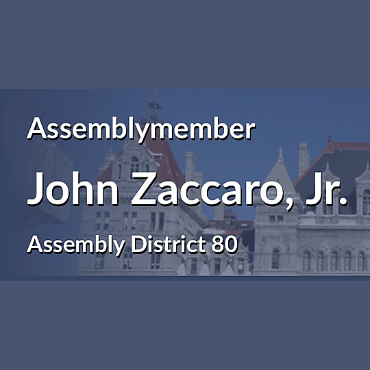Assemblymember John Zaccaro Jr., AD-80