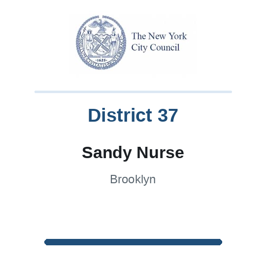 Council Member Sandy Nurse, District 37