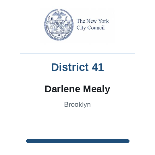 Council Member Darlene Mealy, District 41