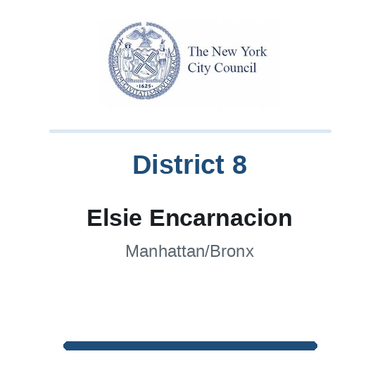 Council Member Elsie Encarnación, District 8