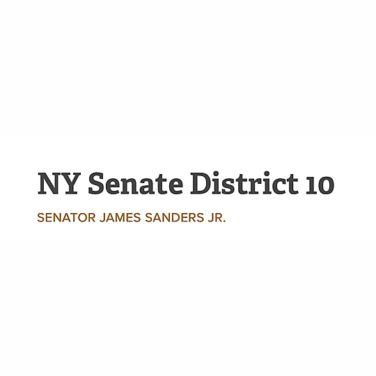 Senator James Sanders Jr., SD-10