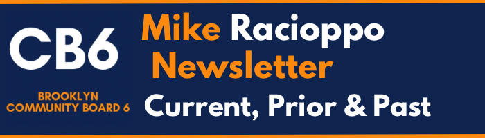 CB6 — Mike Racioppo Newsletter: Current, Prior & Past
