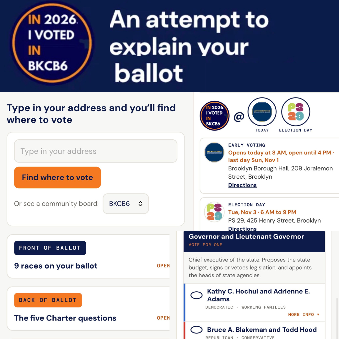 An Attempt to Explain Your Ballot