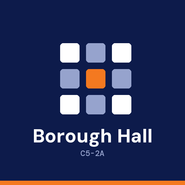 Brooklyn Borough Hall address card