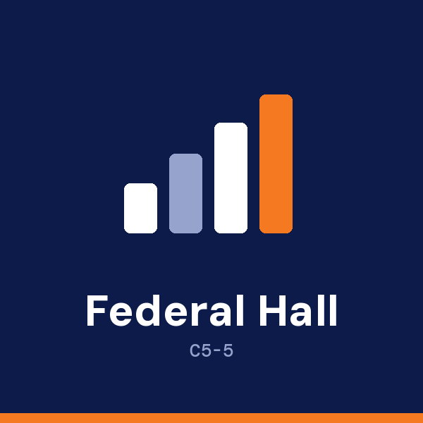 Federal Hall address card