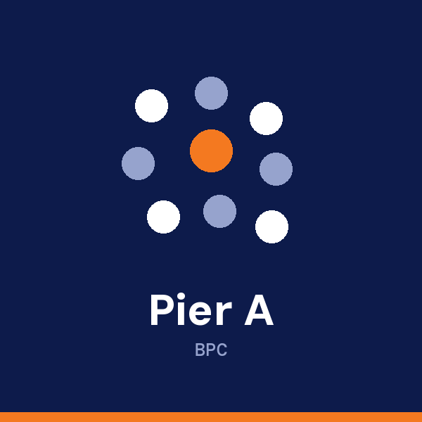 Pier A address card