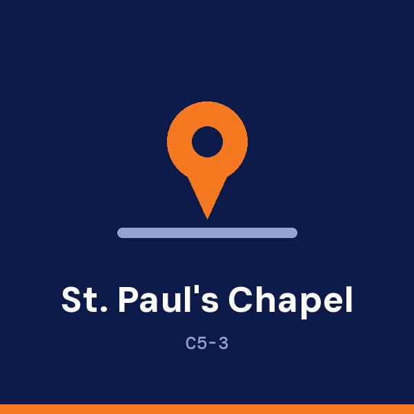 St. Paul's Chapel address card