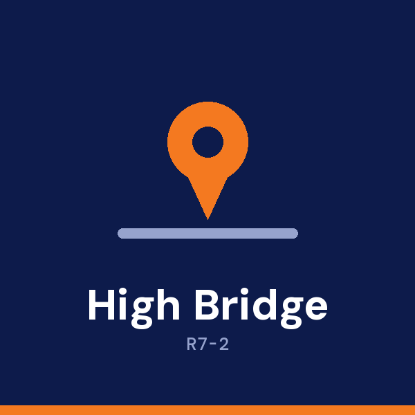 The High Bridge address card