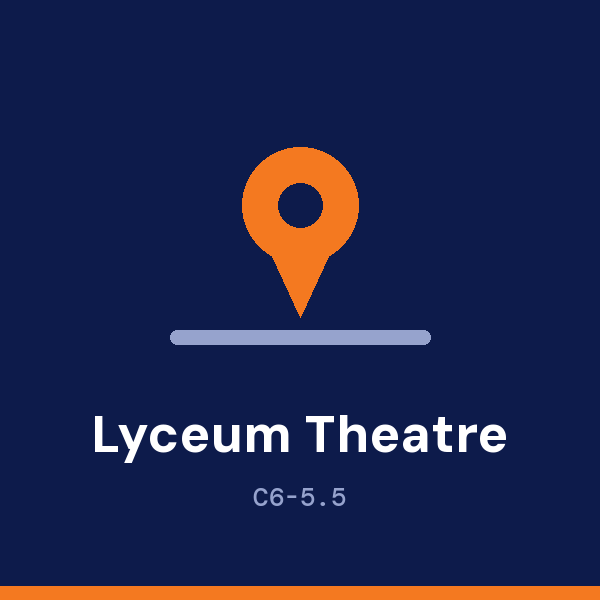 The Lyceum Theatre address card