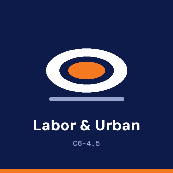 School of Labor and Urban Studies address card