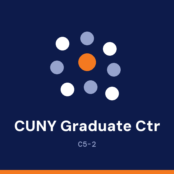 The Graduate School and University Center address card