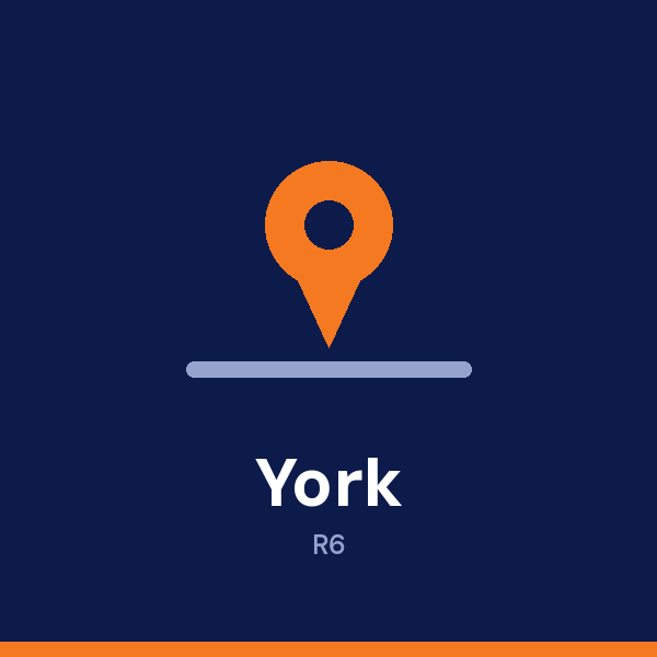 York College address card
