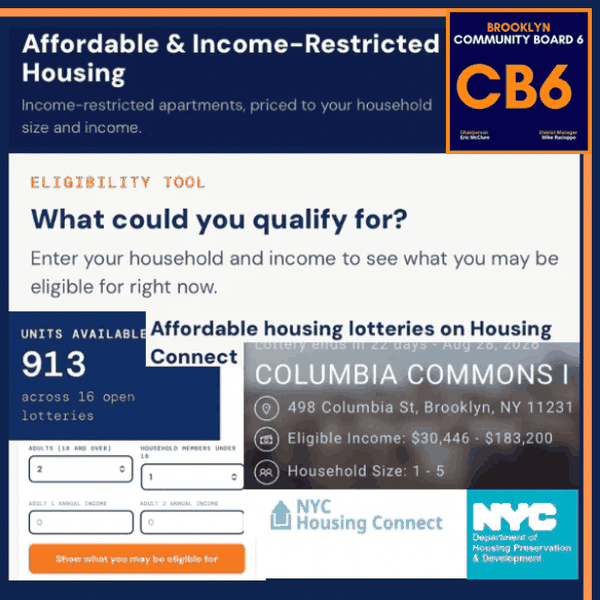 Affordable and income restricted housing