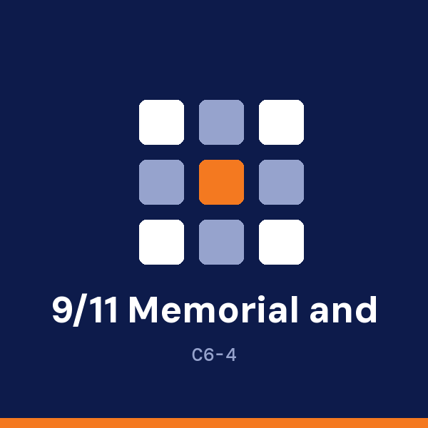 9/11 Memorial and Museum address card