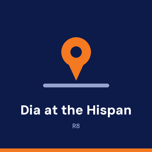 Dia at the Hispanic Society address card