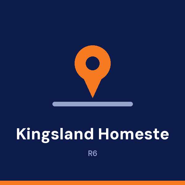 Kingsland Homestead address card