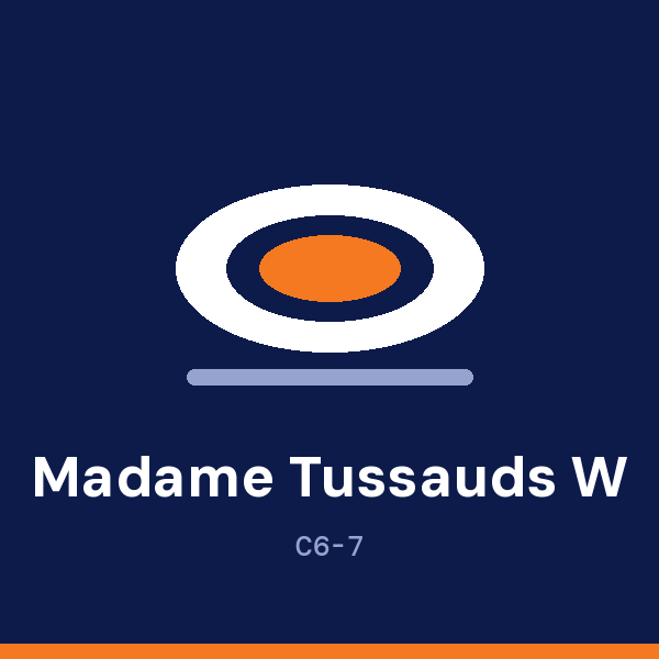 Madame Tussauds Wax Museum address card
