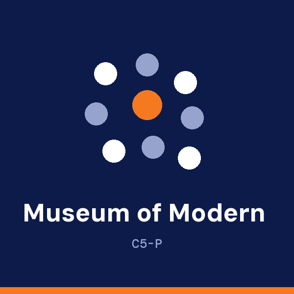 Museum of Modern Art address card