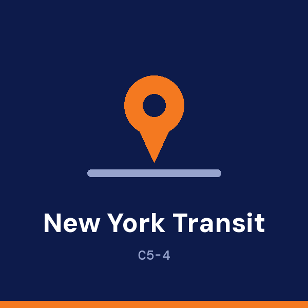 New York Transit Museum address card