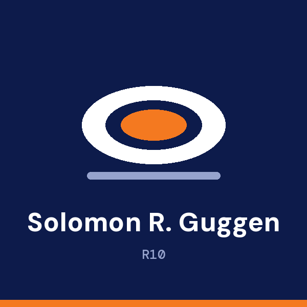 Solomon R. Guggenheim Museum address card