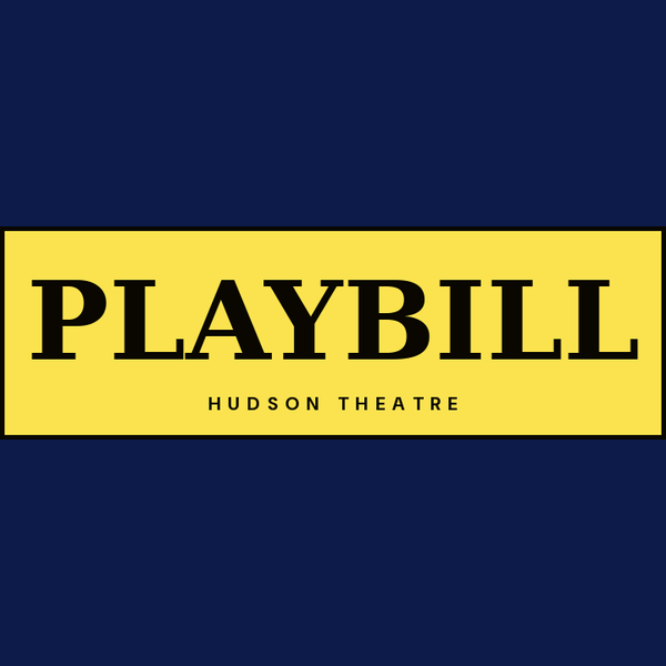 Hudson Theatre address card