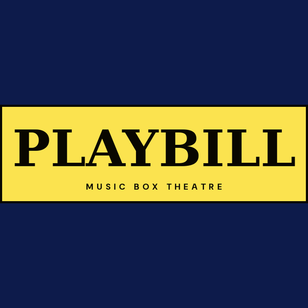 Music Box Theatre address card